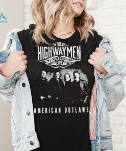 Live The Highwaymen American Outlaws Band Vintage Shirt