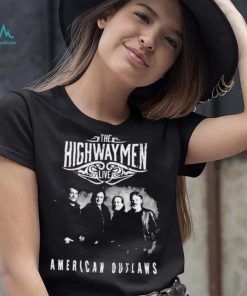 Live The Highwaymen American Outlaws Band Vintage Shirt