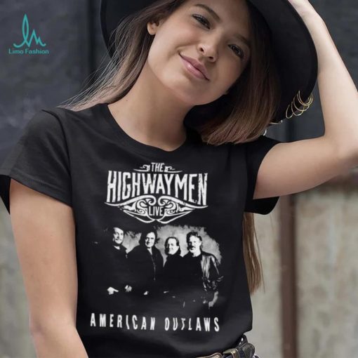 Live The Highwaymen American Outlaws Band Vintage Shirt