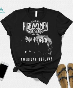 Live The Highwaymen American Outlaws Band Vintage Shirt