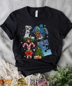 Love Turtle Merry Christmas Tree Gift Light shirt