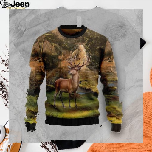 Lovely Deer Christmas Unisex Crewneck Sweater