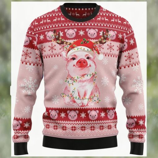 Lovely Pig Ugly Christmas Sweater