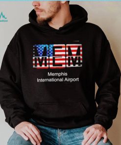 MEM Memphis International Airport American flag shirt