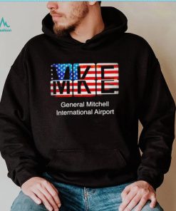 MKE General Mitchell International Airport American flag shirt