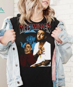 Mac Miller College Design Singer 90s shirt