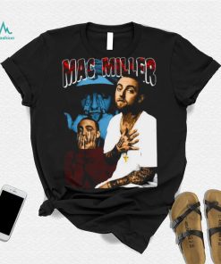 Mac Miller College Design Singer 90s shirt