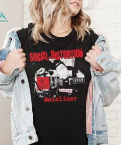 Mainliner social distortion rock band shirt