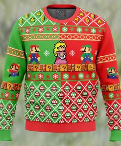 Mario Bros Ugly Christmas Sweater