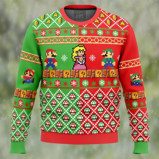 Mario Bros Ugly Christmas Sweater