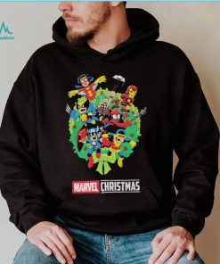 Marvel Christmas Wreath Shirt