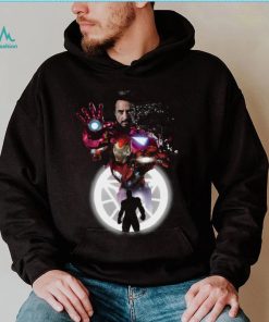 Marvel Iron Man Tony Stark Circle Light T shirt