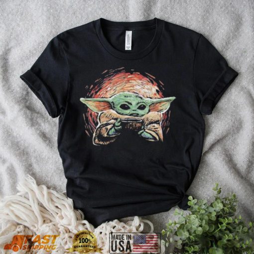 Master Yoda tarry night sipping shirt