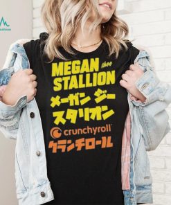 Megan thee stallion crunchyroll merch cr loves megan thee stallion shirt