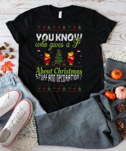 Melania Trump Who Gives A F About Christmas Funny Saying shirt