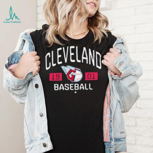 Men’s Cleveland Guardians Fanatics Brands Navy Red Chip In Shirt