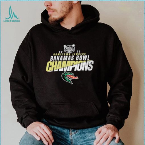 Men’s Green UAB Blazers 2022 Bahamas Bowls Champions Logo Shirt