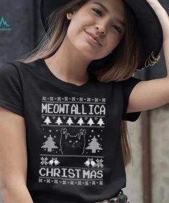 Meowtallica Xmas Ugly Christmas shirt