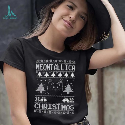 Meowtallica Xmas Ugly Christmas shirt