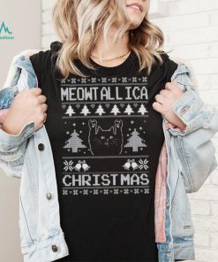 Meowtallica Xmas Ugly Christmas shirt