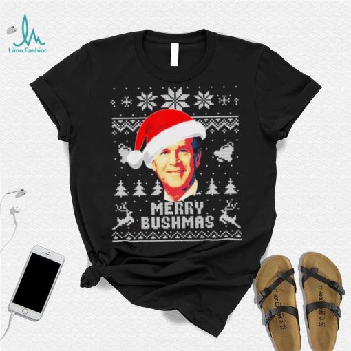 Merry Bushmas Funny Christmas George W Bush Shirt