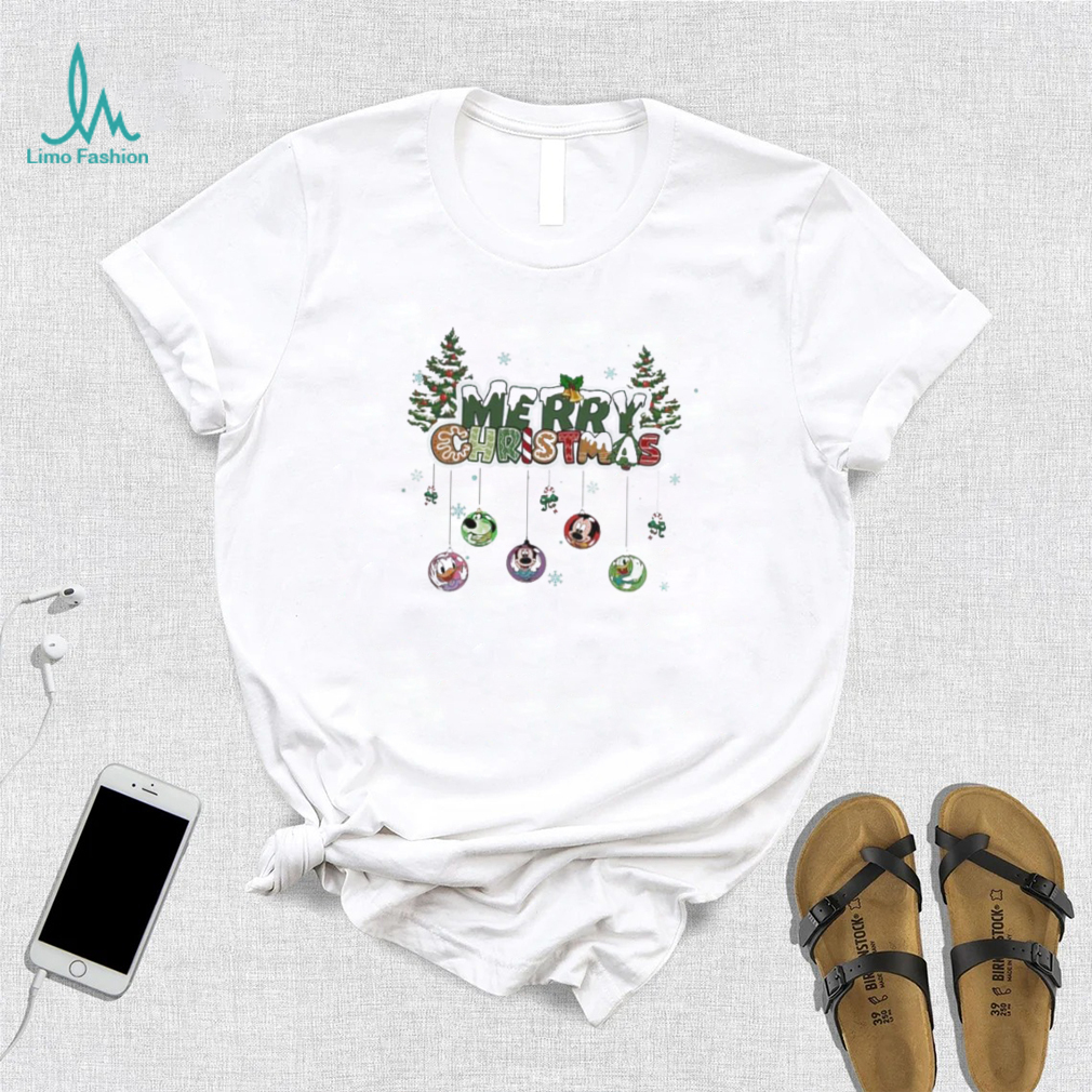 Merry Christmas Disney Balls Shirt Merry Christmas Disney Balls Shirt