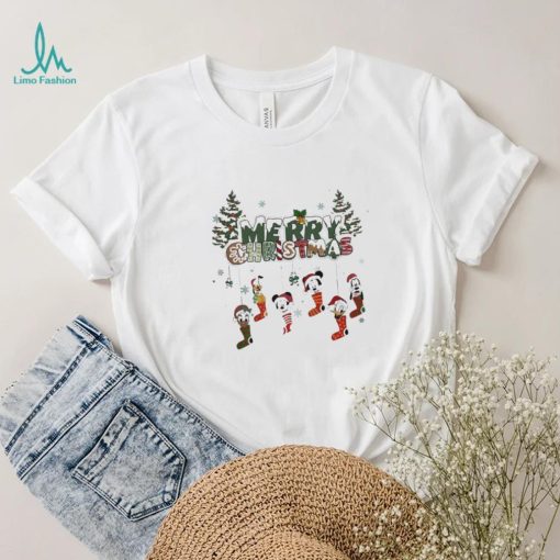 Merry Christmas Disney Socks Shirt