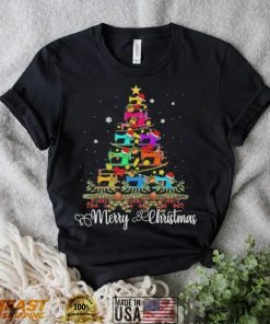 Merry Christmas sewing machine Christmas tree sweater