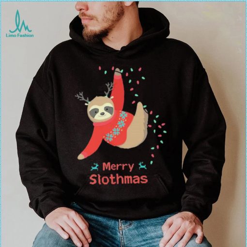 Merry Slothmas Christmas Sloth Shirt