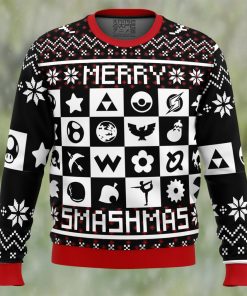 Merry Smashmas Super Smash Bros Ugly Christmas Sweater