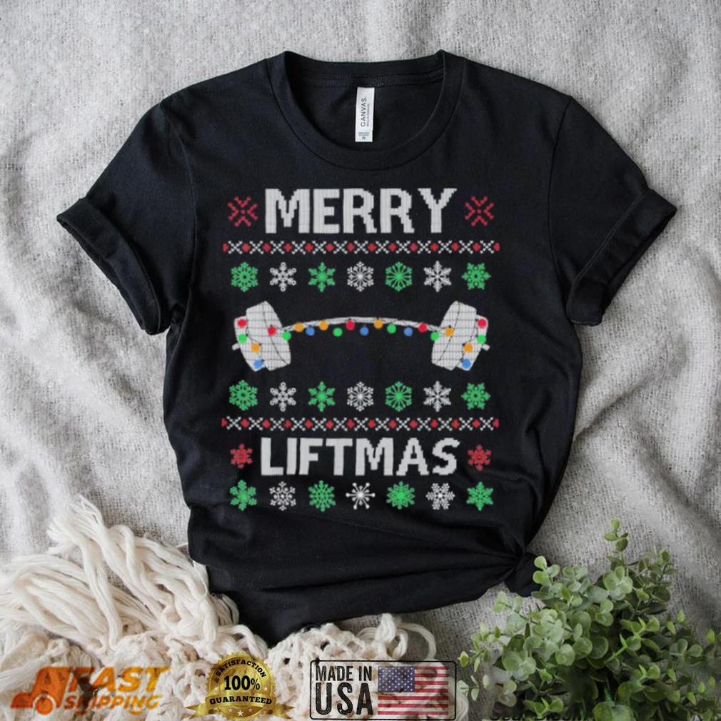 Merry liftmas gym workout fitness 2023 ugly Christmas shirt Merry liftmas gym workout fitness 2023 ugly Christmas shirt
