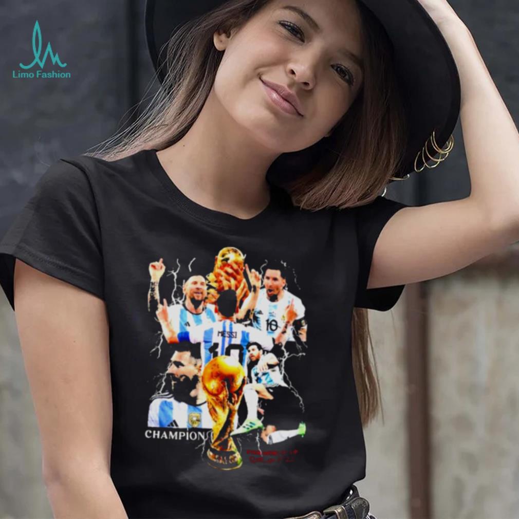 Messi World Cup Qatar 2022 Argentina Champions T Shirt Messi World Cup Qatar 2022 Argentina Champions T Shirt