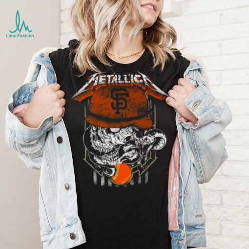 Metallica Skull Snake San Francisco Giants Logo MLB Shirt