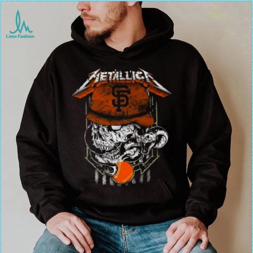 Metallica Skull Snake San Francisco Giants Logo MLB Shirt