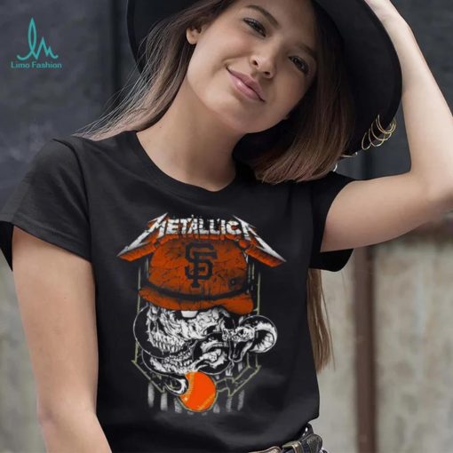 Metallica Skull Snake San Francisco Giants Logo MLB Shirt