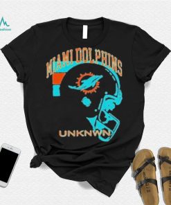 MiamI dolphins unknwn helmet logo shirt