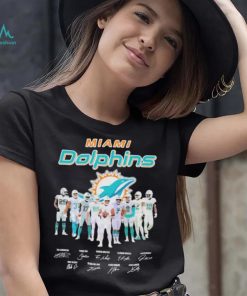 Miami Dolphins team champions signatures shirt