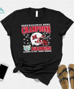 Miami RedHawks Champions December 16th 2022 Bahamas Bowl Nassau T Shirt