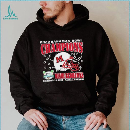 Miami RedHawks Champions December 16th 2022 Bahamas Bowl Nassau T Shirt