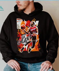 Michael Jordan Chicago Bulls The Goat retro art shirt