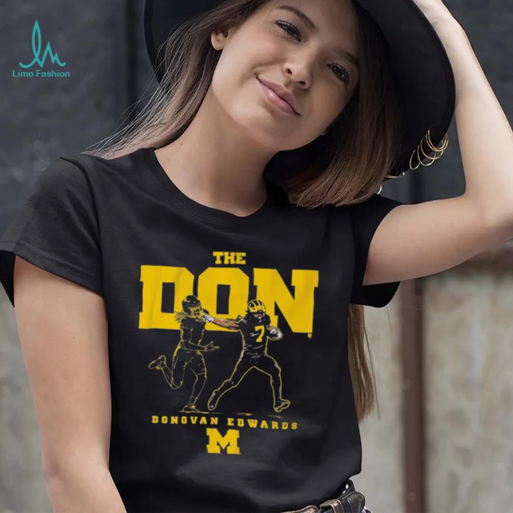 Michigan Football Donovan Edwards The Don Shirt Michigan Football Donovan Edwards The Don Shirt