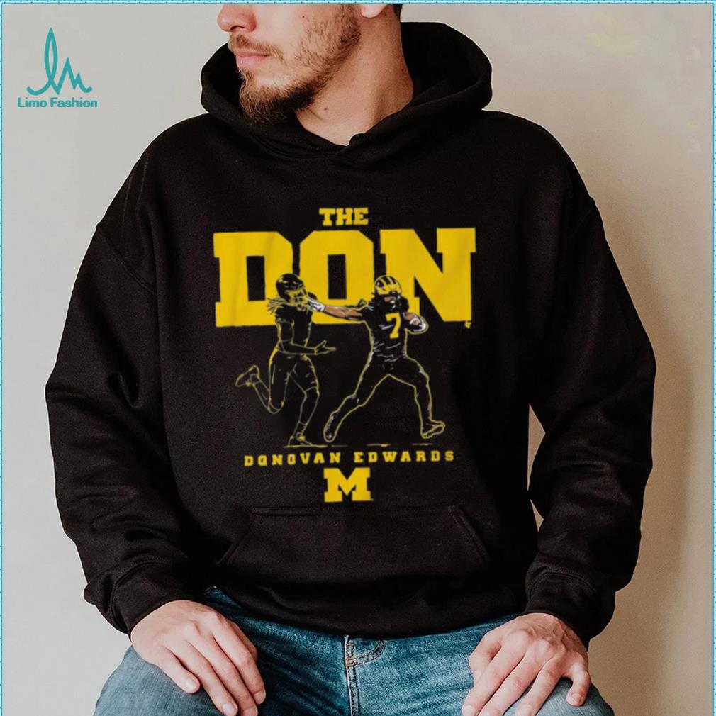 Michigan Football Donovan Edwards The Don Shirt Michigan Football Donovan Edwards The Don Shirt