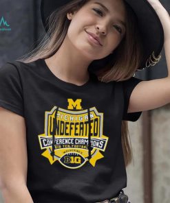 Michigan Wolverines 2022 Big 10 Champions Undefeated Seasons Shirt