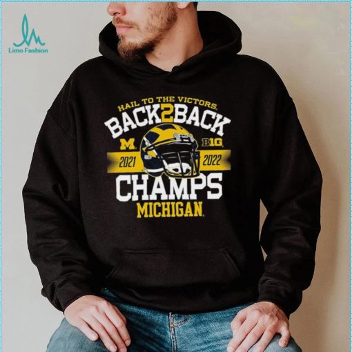 Michigan Wolverines Back To Back Big Ten Football Conference Champions T Shirt