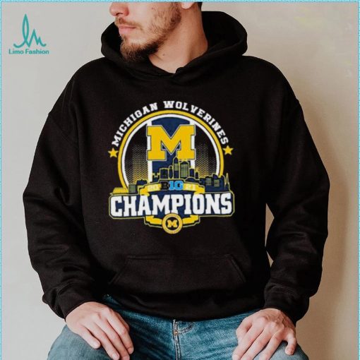 Michigan Wolverines Logo City Big 2021 Champions Shirt