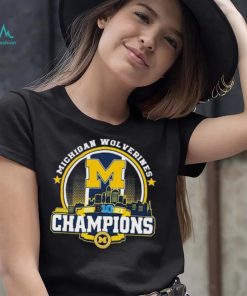 Michigan Wolverines Logo City Big 2021 Champions Shirt