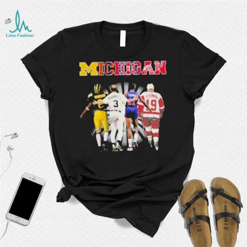 Michigan Woodson Trammell Thomas And Yzerman Signature Shirt