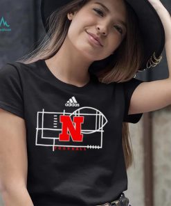 Mickey Joseph wear Adidas Nebraska Football logo shirt