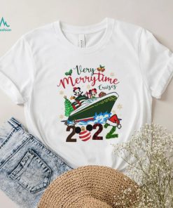 Mickey Mouse And Minnie Mouse Boat Very Merrytime 2022 Christmas shirt