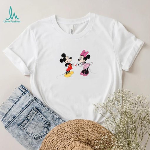 Mickey Mouse Mickey Minnie Valentines Day Disney Valentines T Shirt